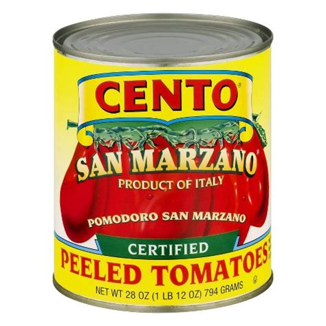 canned san marzano tomatoes.